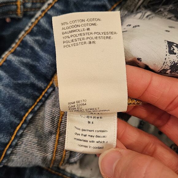 Pilcro Jeans Womens Size 28 Slim Boyfriend Distressed Pink Frayed Ankle Crop - Picture 10 of 11